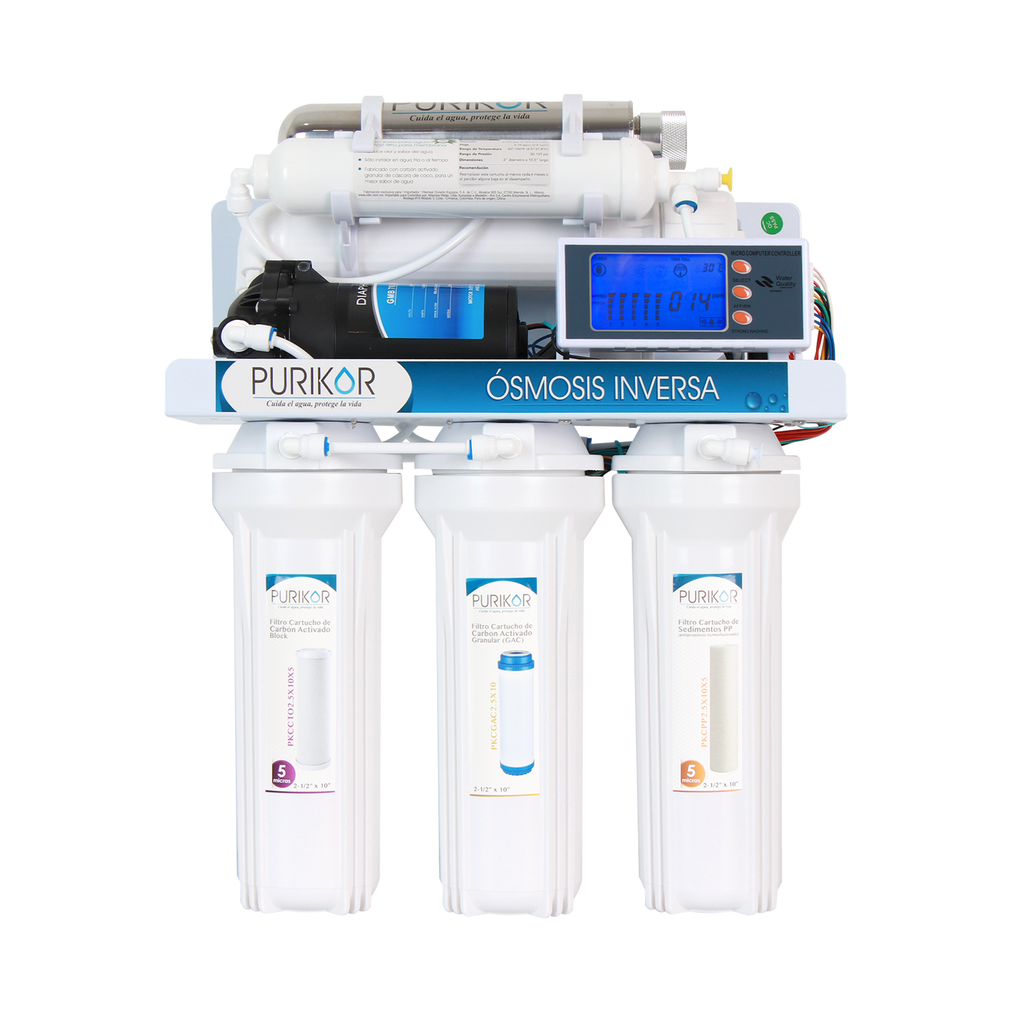 sistema de osmosis 100GPD-6P UV