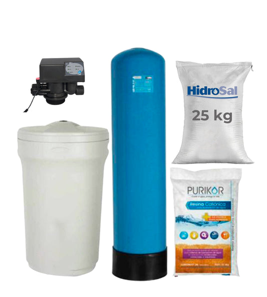 Kit de suavización 1M3/h valvula Automatica