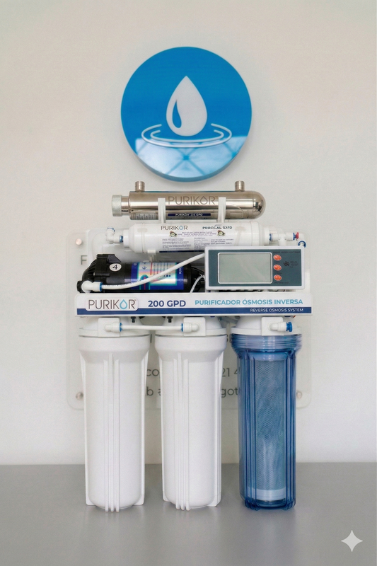 sistema de osmosis 200GPD-6P UV