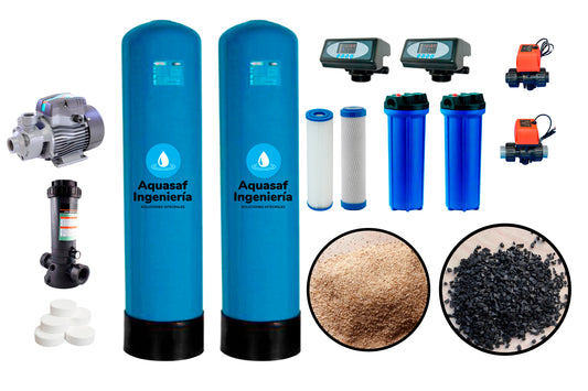 Kit de filtración No ensamblado 1M3/h válvula Automática