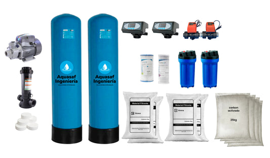 Kit de filtración No ensamblado 2M3/h válvula Automática