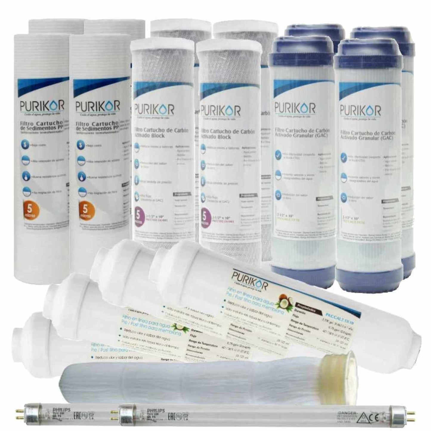 Kit de mantenimiento 24 meses para equipos de ultrafiltración con UV