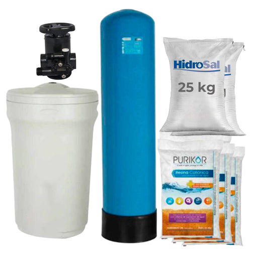 Kit de suavización 2M3/h valvula Manual