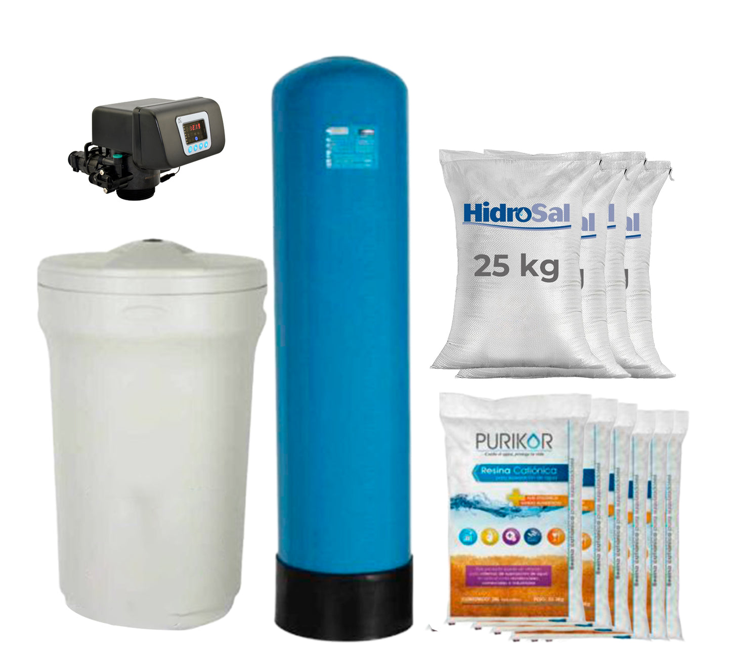 Kit de suavización 4M3/h válvula Automática