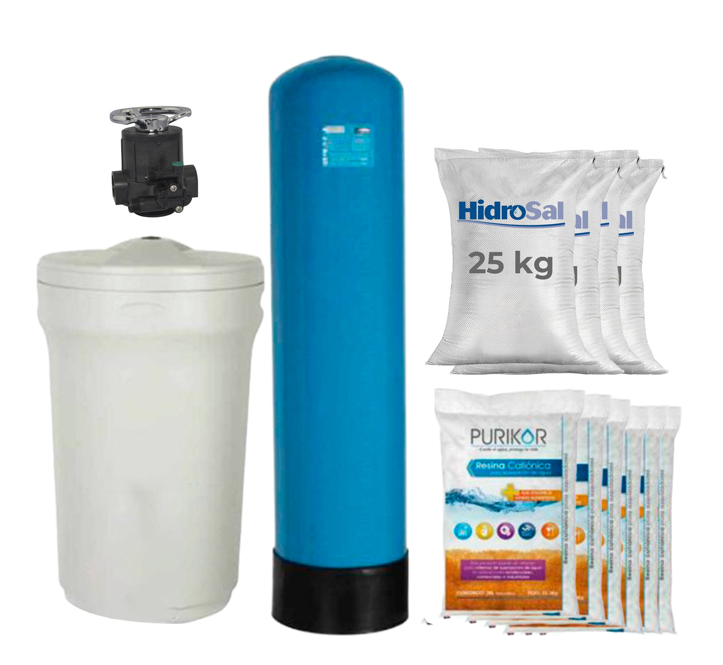 Kit de suavización 4M3/h valvula Manual